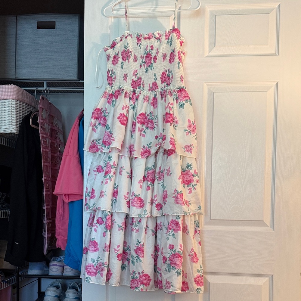Loveshack fancy floral dress
